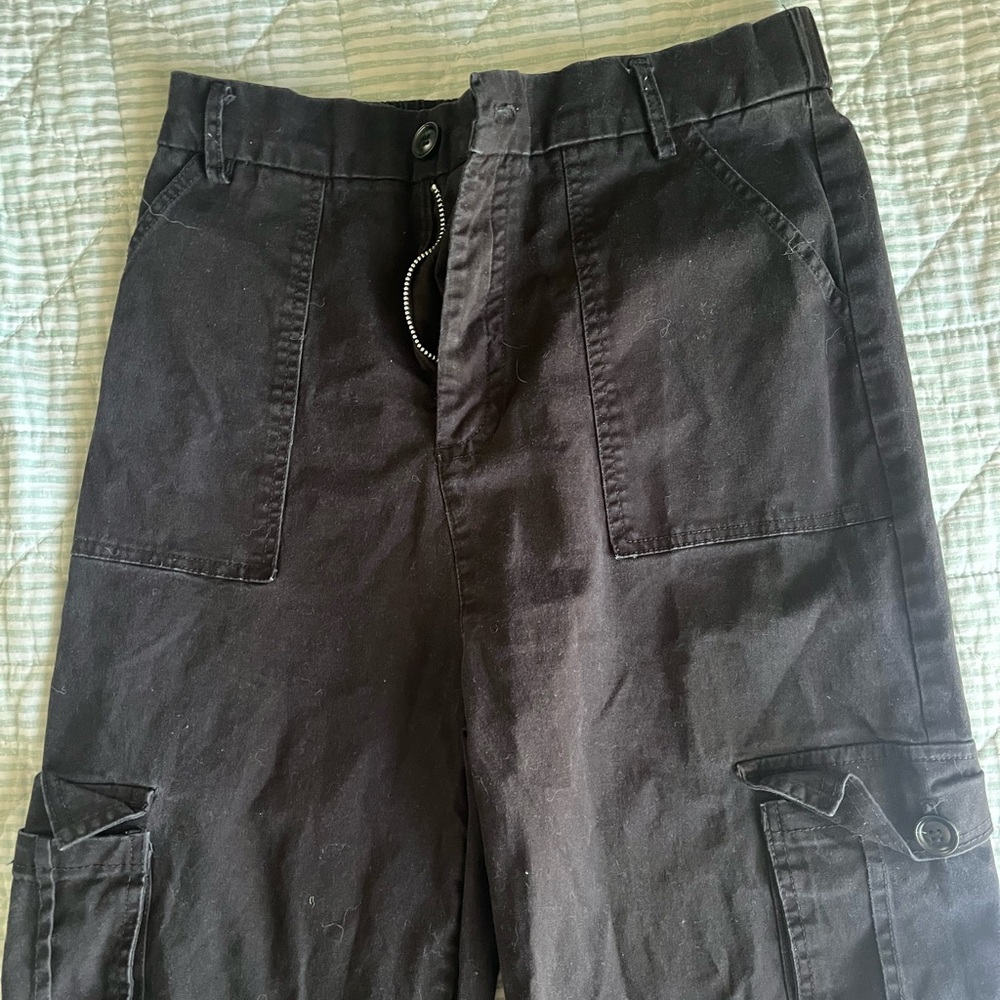 Amazon Men's Black Cargo Pants